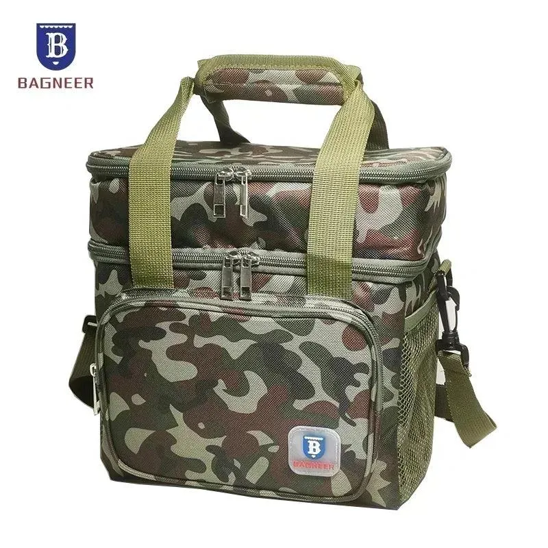 🍱 BAGNEER Thermal Lunch Bag | Picnic Food Cooler Bags | Insulated, Leakproof, Waterproof Lunch Bag with Shoulder Strap for Office & School 🎒