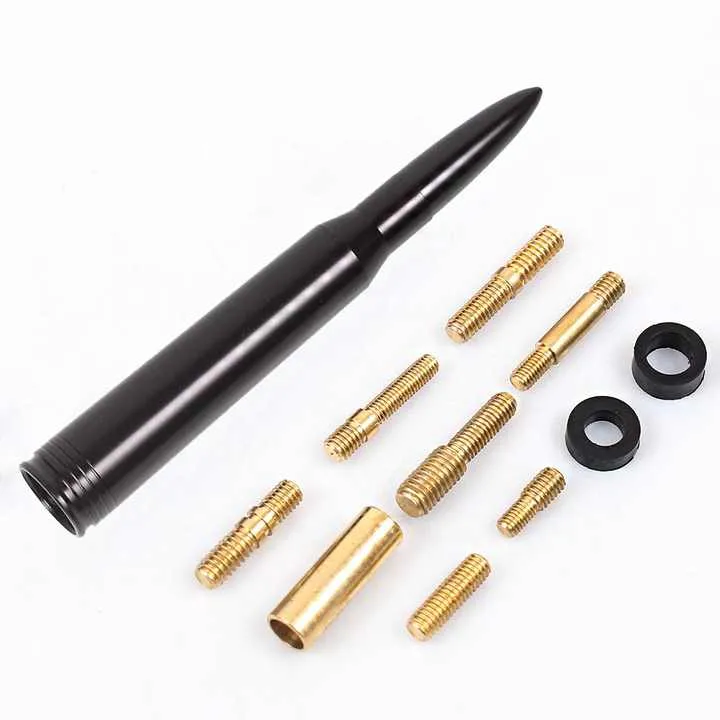 هوائي سقف عالمي من سبائك الألومنيوم . Universal Aluminum Alloy Short Bullet
