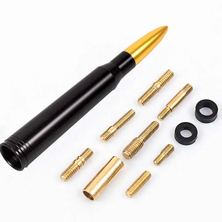 هوائي سقف عالمي من سبائك الألومنيوم . Universal Aluminum Alloy Short Bullet