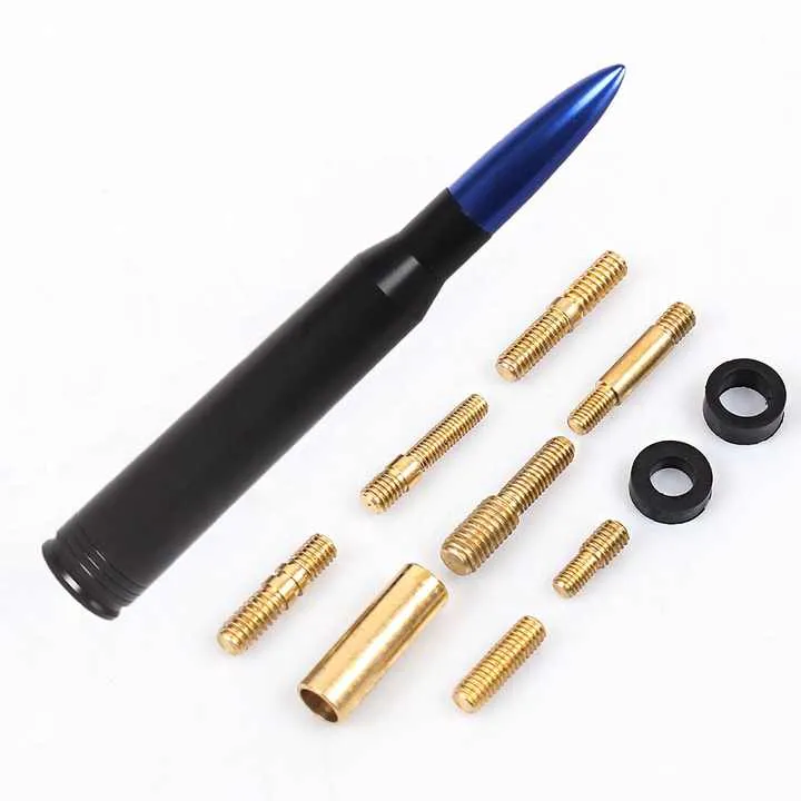 هوائي سقف عالمي من سبائك الألومنيوم . Universal Aluminum Alloy Short Bullet