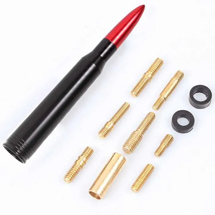 هوائي سقف عالمي من سبائك الألومنيوم . Universal Aluminum Alloy Short Bullet