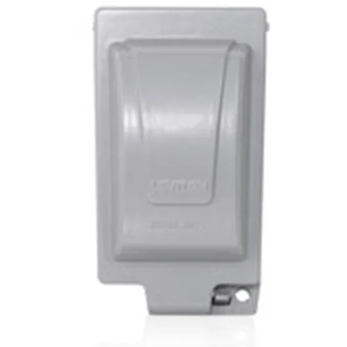 1 Gang Weatherproof Cover Gray IUM1V-GY