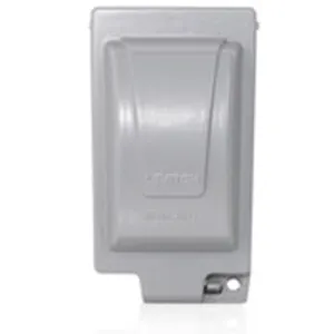 1 Gang Weatherproof Cover Gray IUM1V-GY