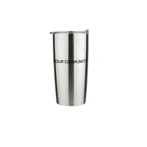 20 oz Stainless Steel Tumbler: MOQ 24 -$11.00