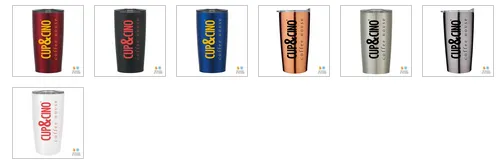 20 oz Stainless Steel Tumbler: MOQ 24 -$11.00