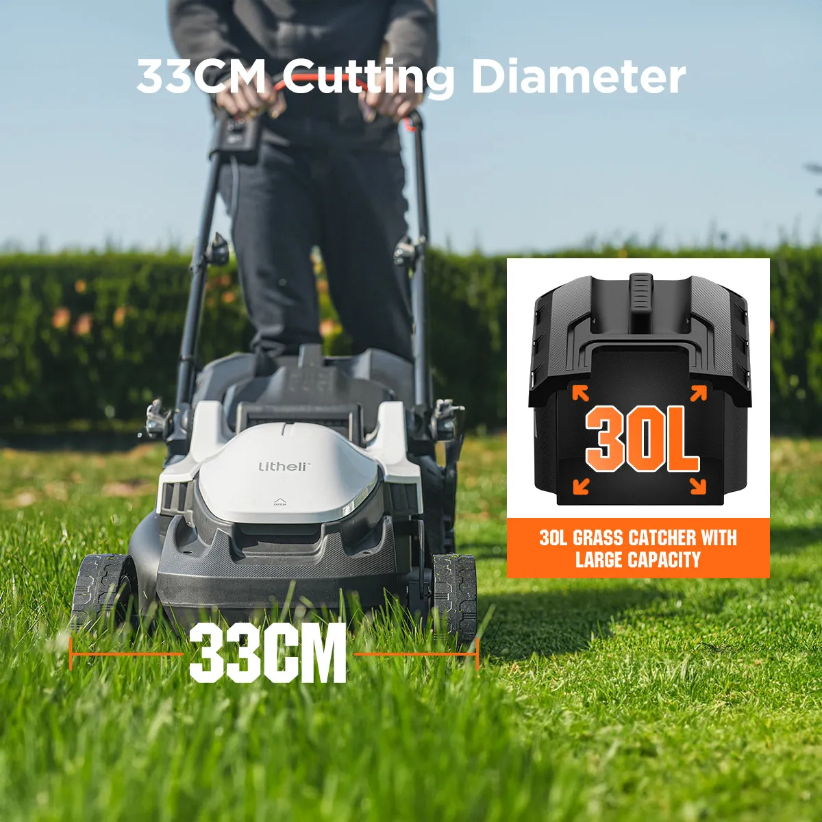 20V U20 4.0Ah Cordless Brushless Lawn Mower(Tool Only)