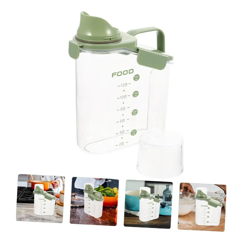 2L Leakproof Bpa-Free Food Storage Container With Lid Ib-184 Green