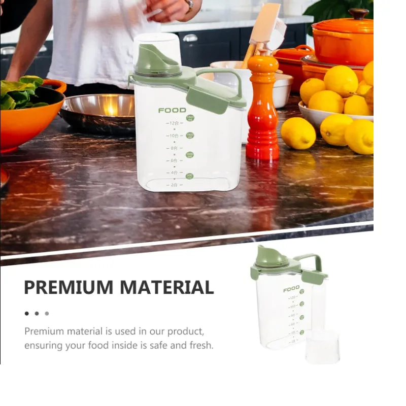 2L Leakproof Bpa-Free Food Storage Container With Lid Ib-184 Green