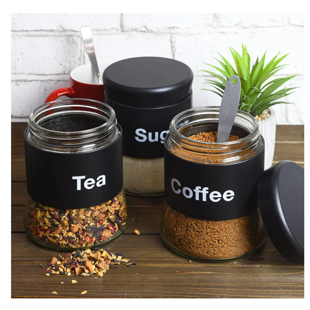 3-Piece Multipurpose Leakproof Glass Canister Set