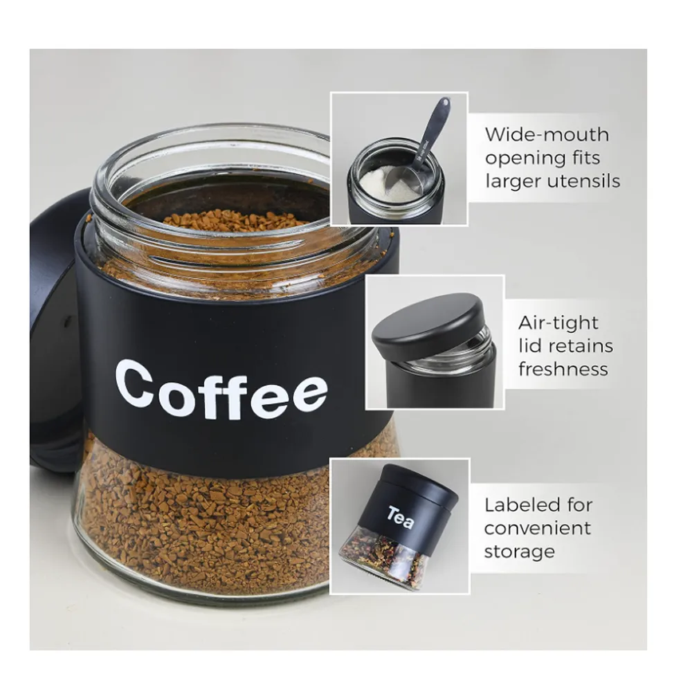 3-Piece Multipurpose Leakproof Glass Canister Set