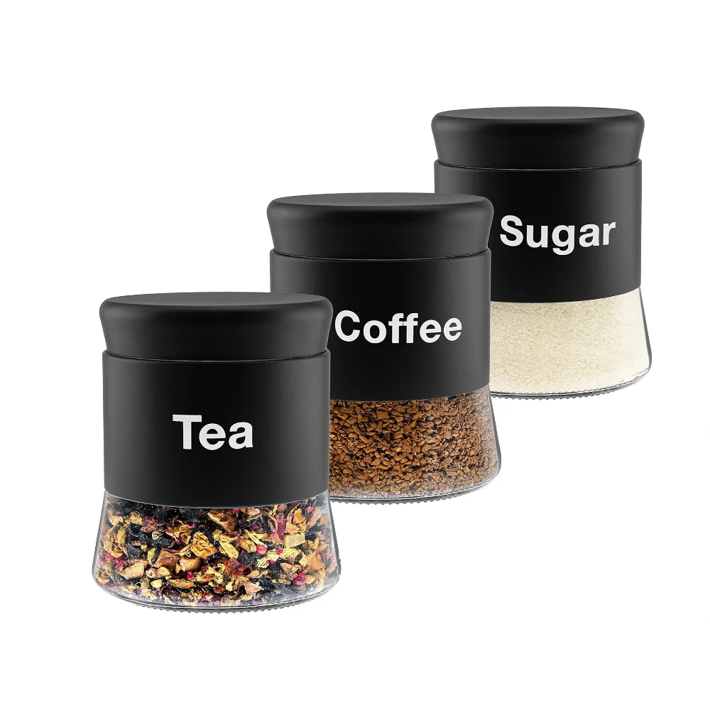 3-Piece Multipurpose Leakproof Glass Canister Set