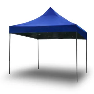 3x3m Pop-Up Gazebo | Outdoor Folding Tent | Marquee Market Canopy | Blue