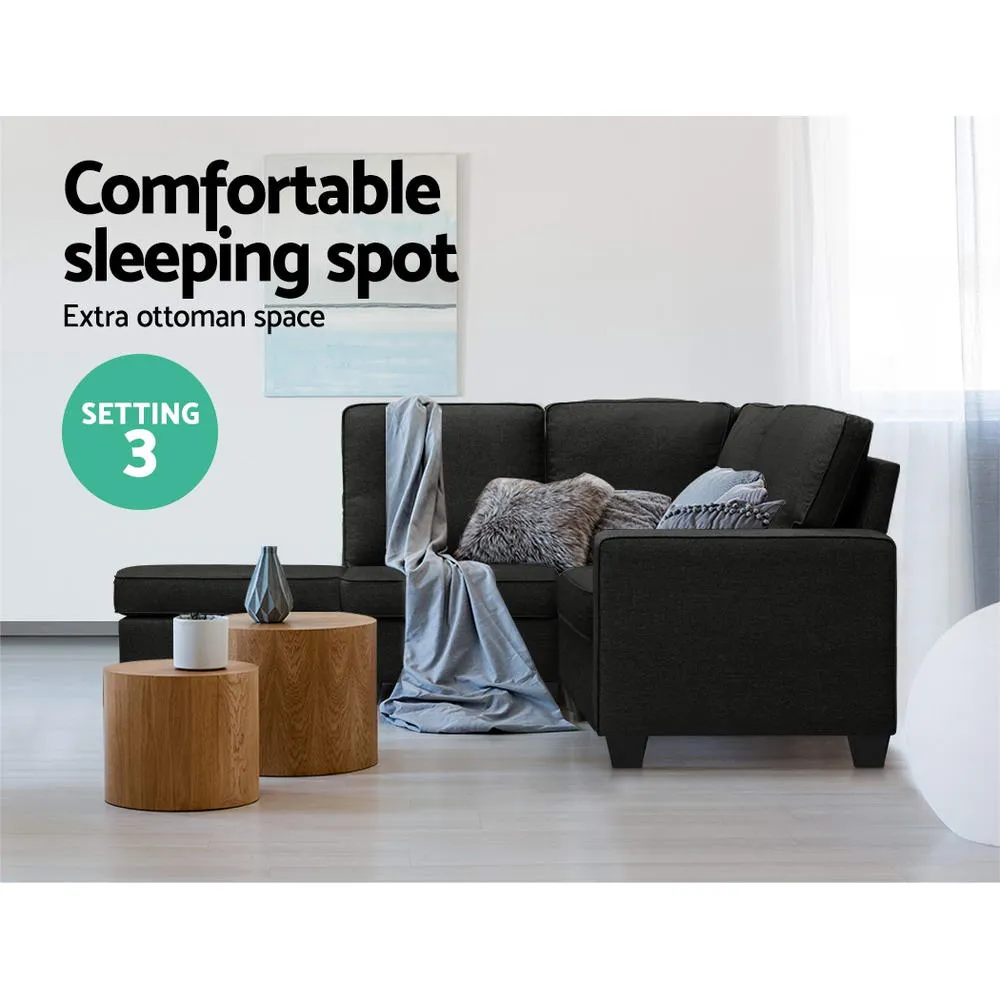 4 Seater Sofa Lounge With Modular Chaise