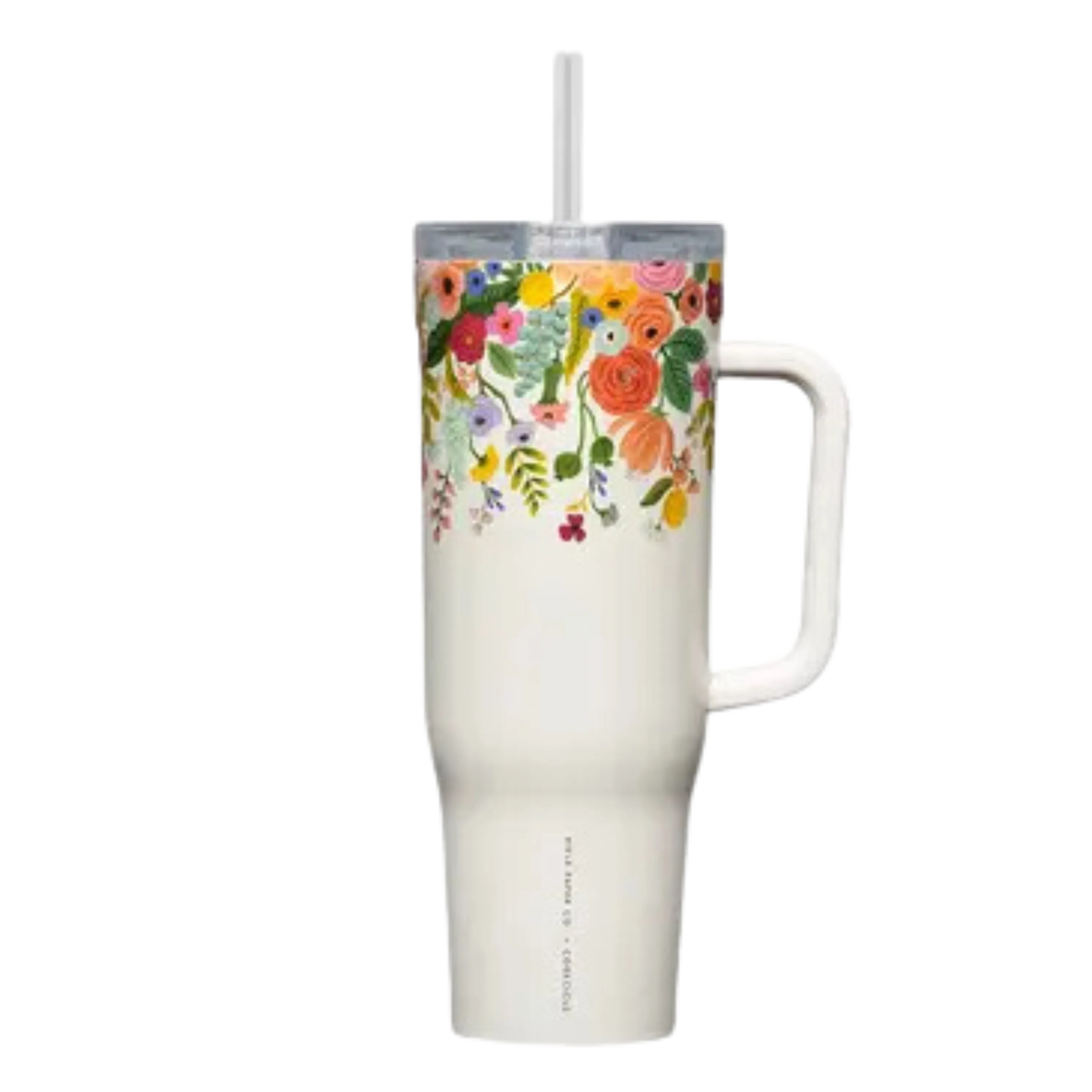 40oz Rifle Paper Cruiser  - Garden Party Cream