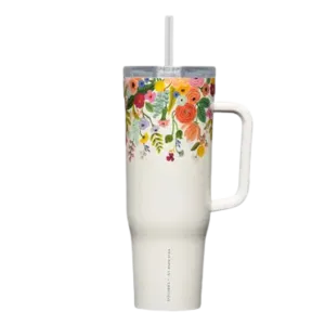 40oz Rifle Paper Cruiser  - Garden Party Cream