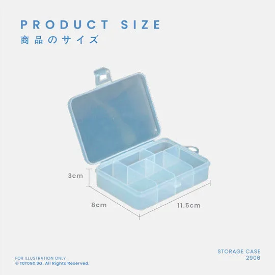 6 COMPARTMENT PARTS CASE (2906)