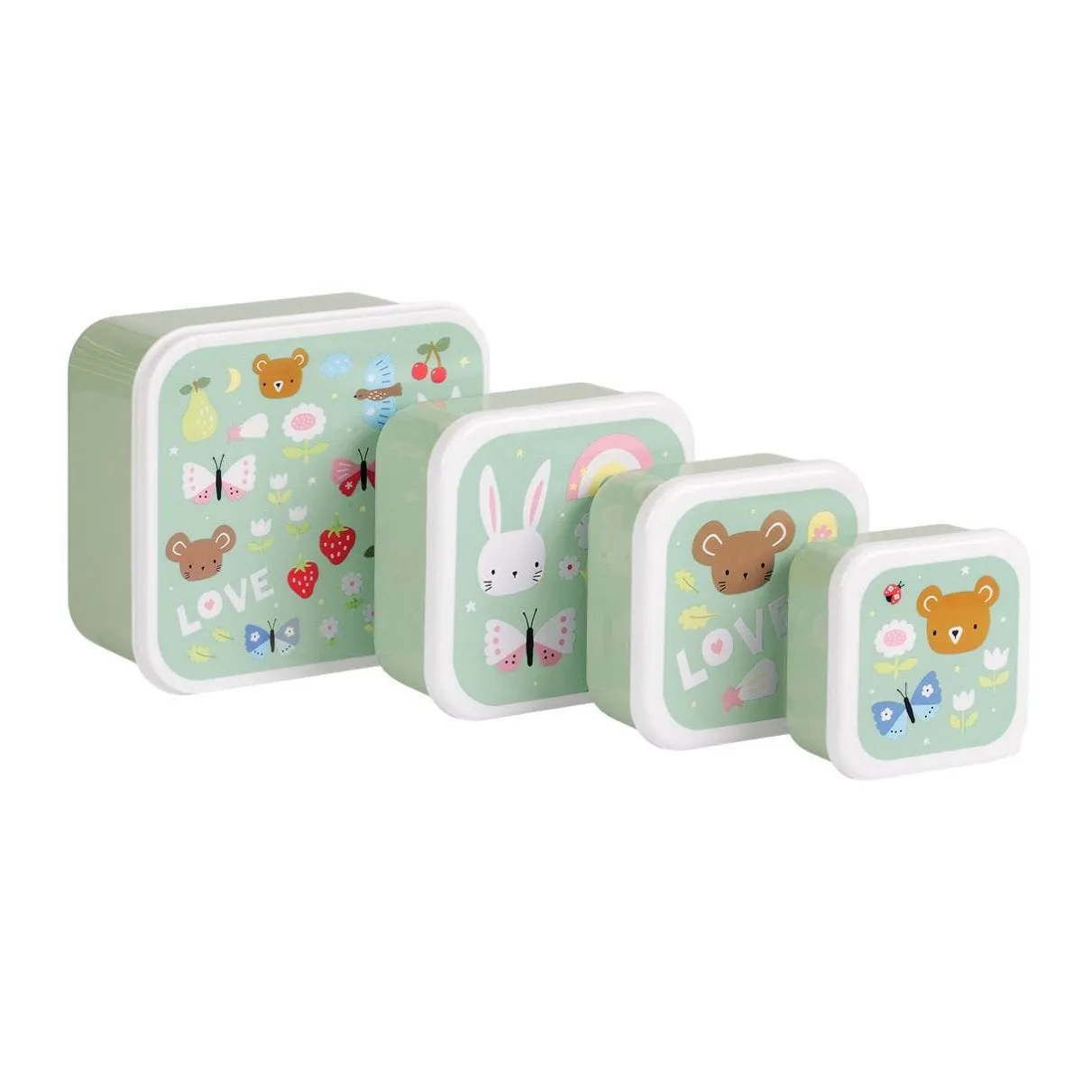 A Little Lovely Company Lunch & Snack Box Set: Joy