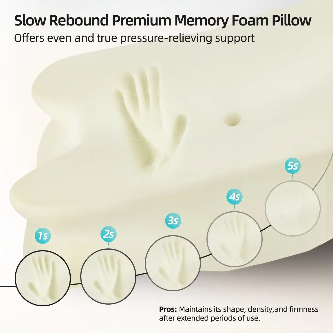 ALLJOY Cervical Memory Foam Pillow
