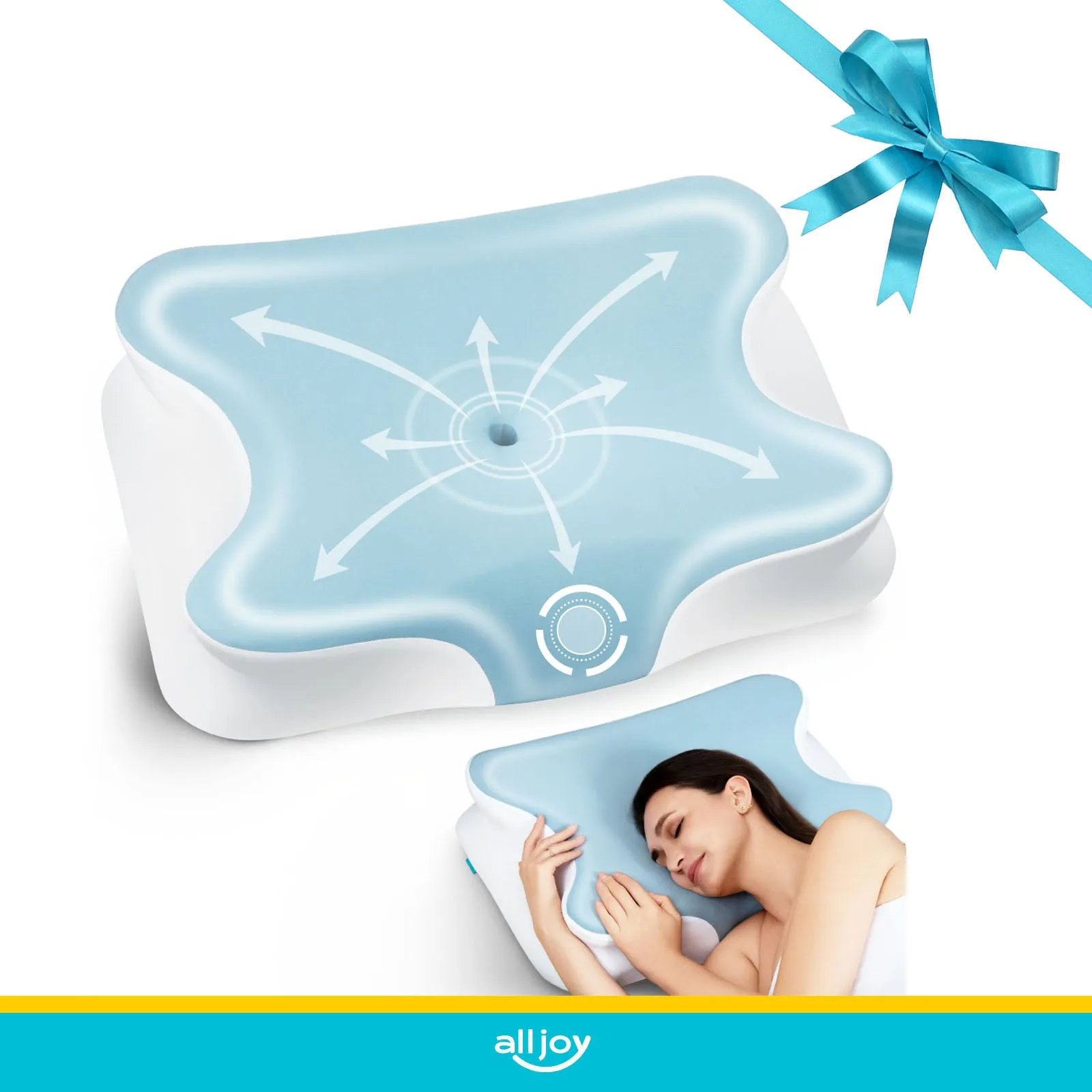 ALLJOY Cervical Memory Foam Pillow