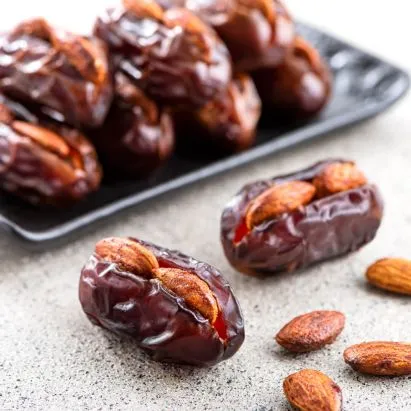 Almond Stuffed Dates (Sugar-free)