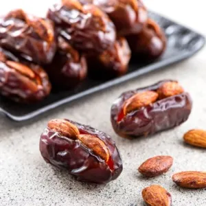 Almond Stuffed Dates (Sugar-free)