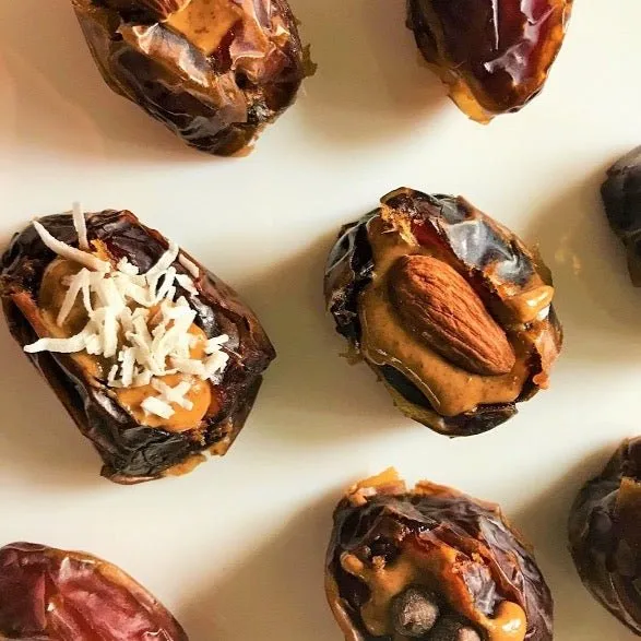 Almond Stuffed Dates (Sugar-free)