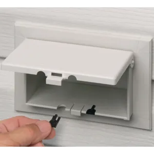 Arlington Metallic Horz In/Box Steel W - Low Profile, Extra Duty