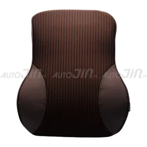 Back Support Memory Foam Cushion - Brown