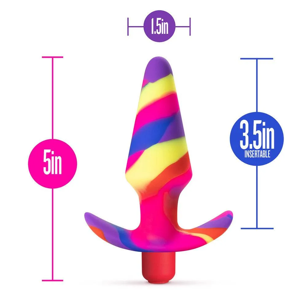 Blush Avant Free Spirit Silicone Vibrating Anal Plug Scarlet