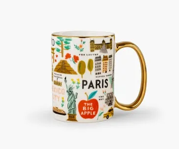 Bon Voyage Porcelain Mug