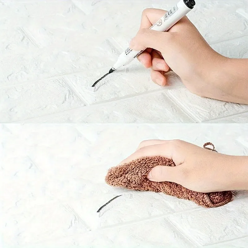 Brick Pattern 3D Wall Tile Stickers  Easy Application  Cleaning