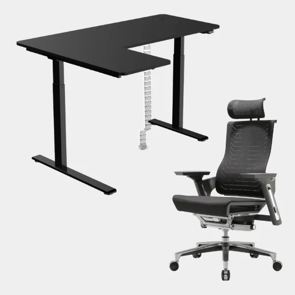 Carolina L-Shaped Height Adjustable Desk