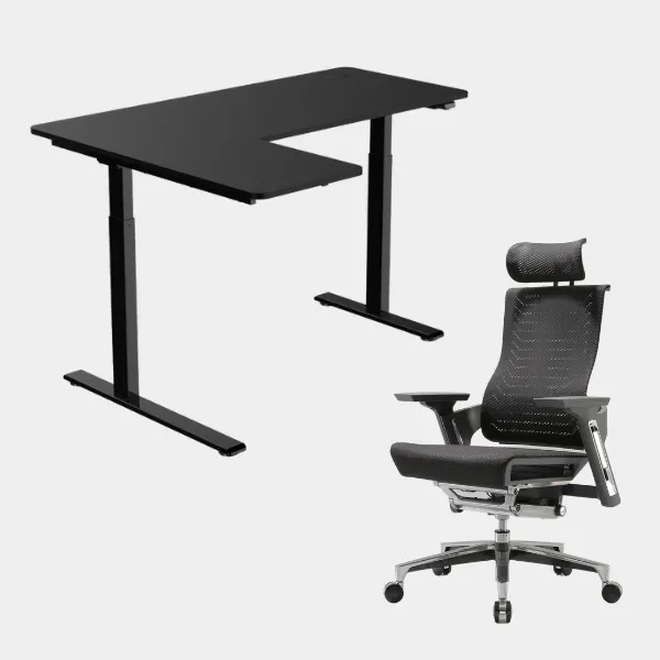 Carolina L-Shaped Height Adjustable Desk