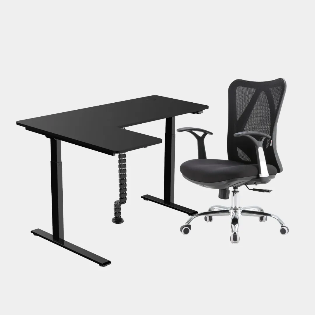 Carolina L-Shaped Height Adjustable Desk