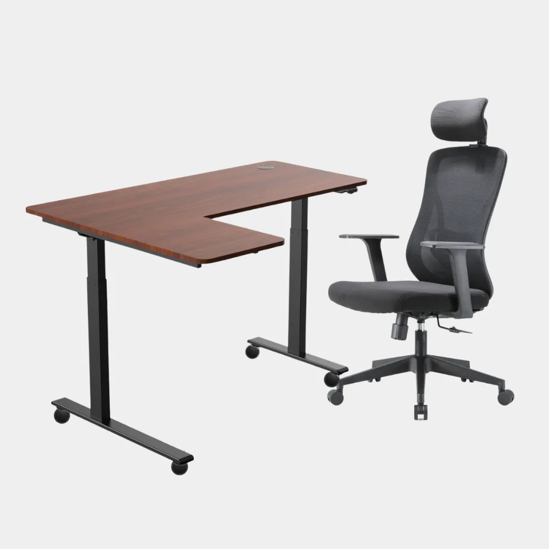 Carolina L-Shaped Height Adjustable Desk
