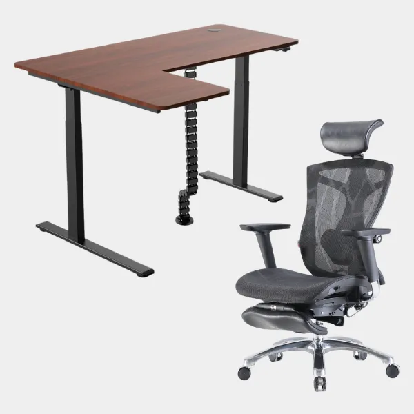Carolina L-Shaped Height Adjustable Desk