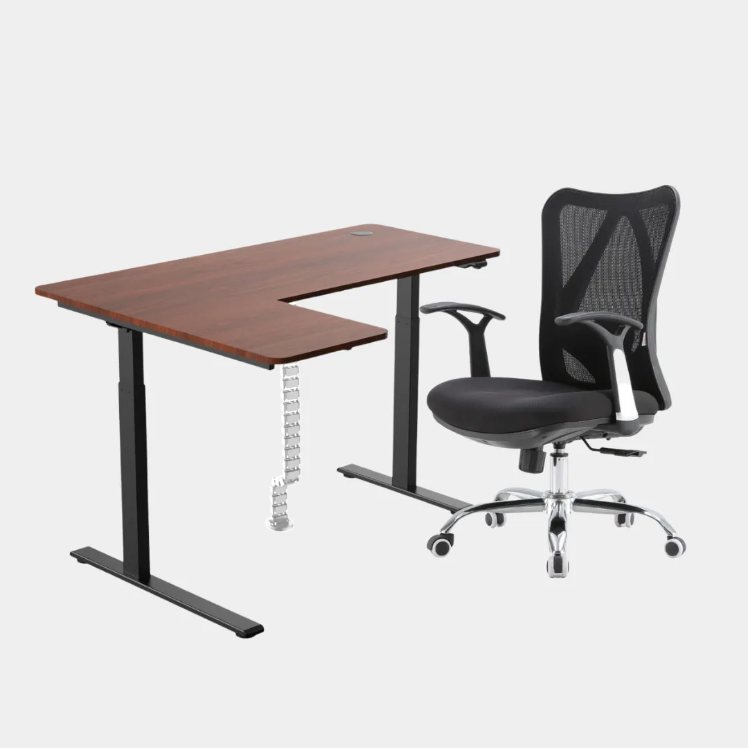 Carolina L-Shaped Height Adjustable Desk