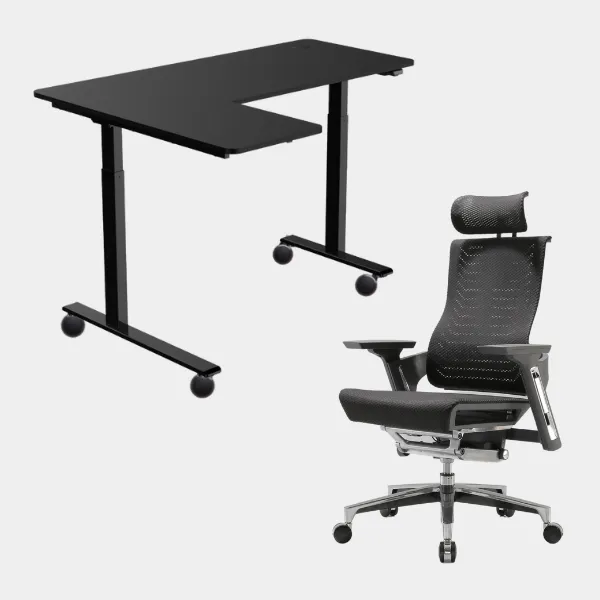 Carolina L-Shaped Height Adjustable Desk