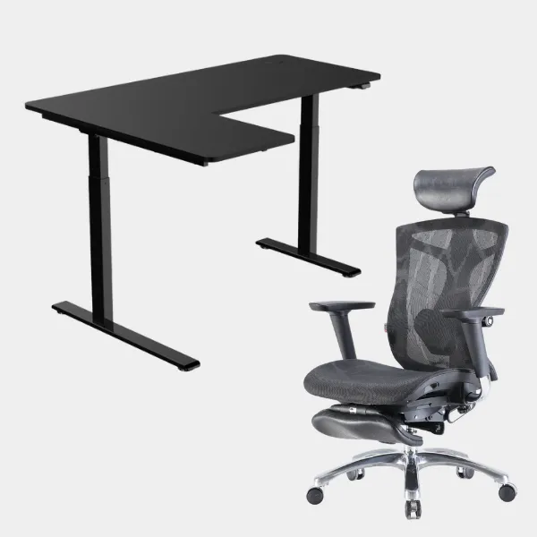 Carolina L-Shaped Height Adjustable Desk