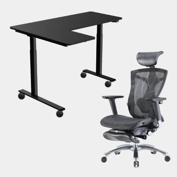 Carolina L-Shaped Height Adjustable Desk