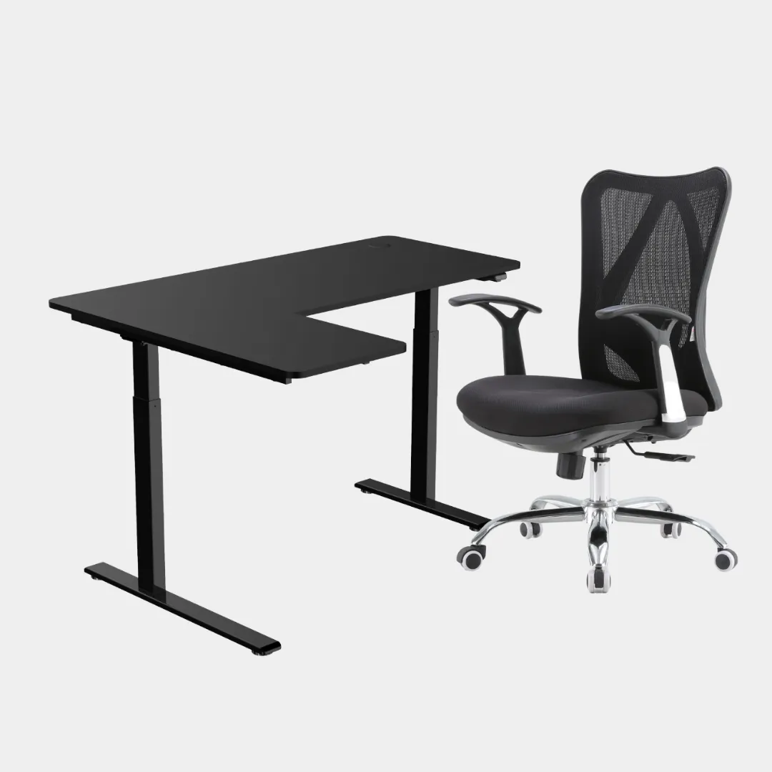 Carolina L-Shaped Height Adjustable Desk