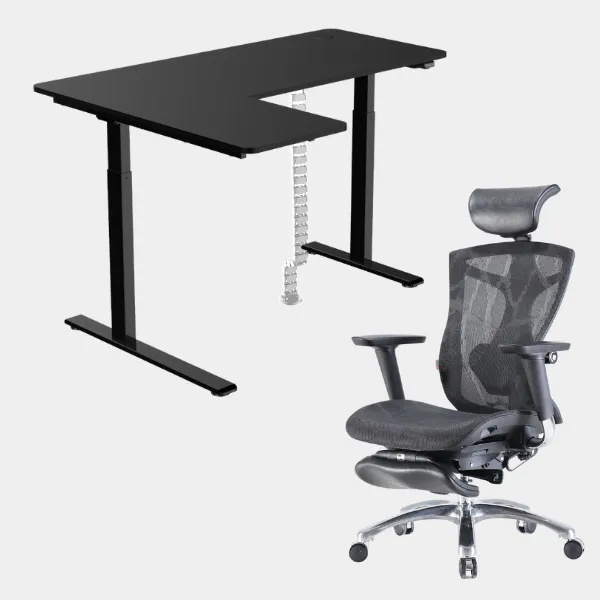 Carolina L-Shaped Height Adjustable Desk