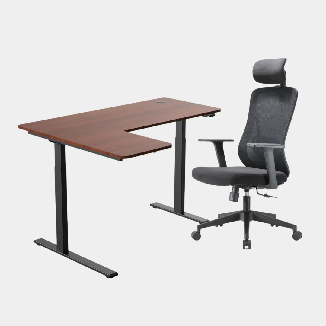 Carolina L-Shaped Height Adjustable Desk