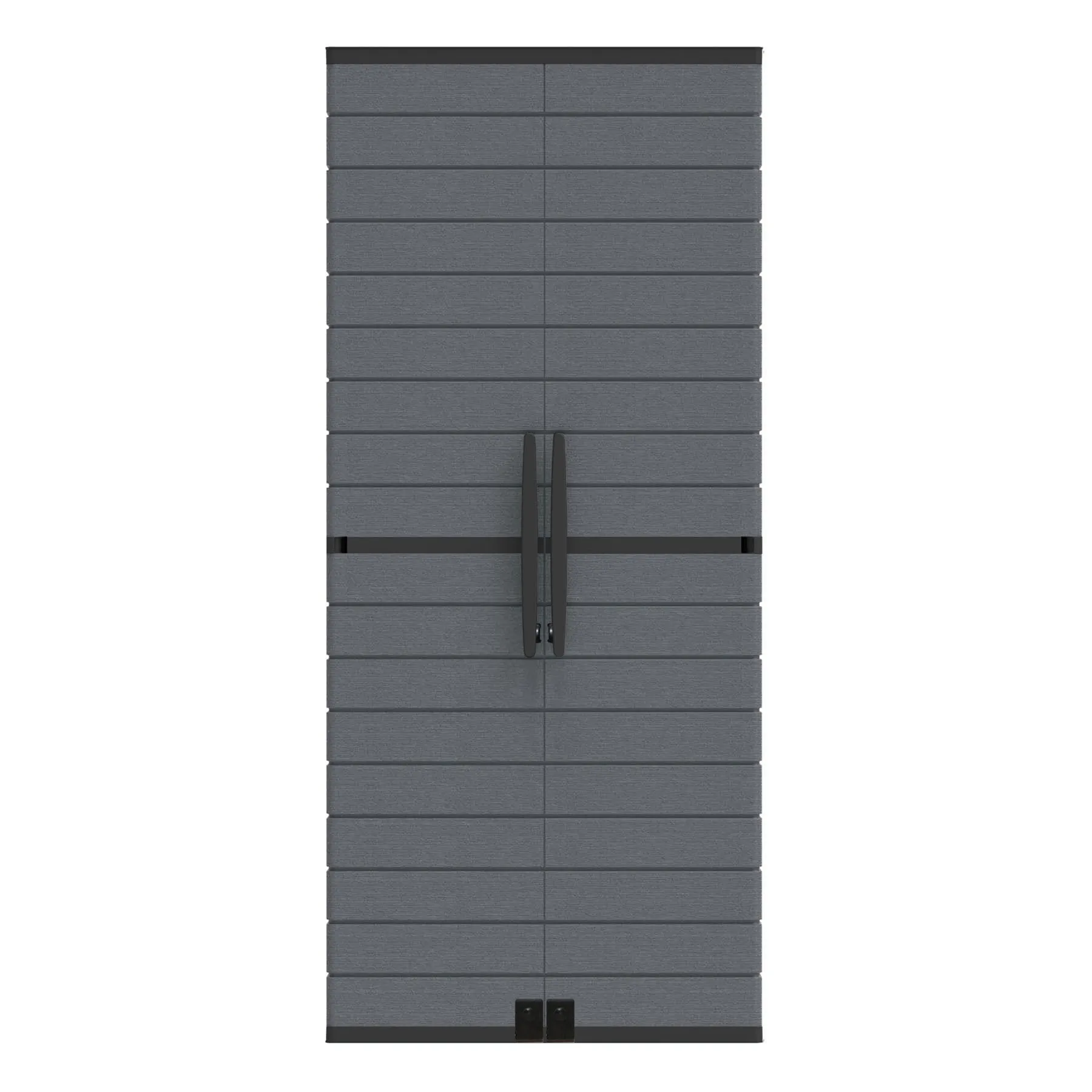 Cedar Grain Vertical Cabinet Storage Tall (Brown/Grey)