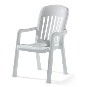 Comtesse Polymer Resin Stackable Chairs - Set Of 6
