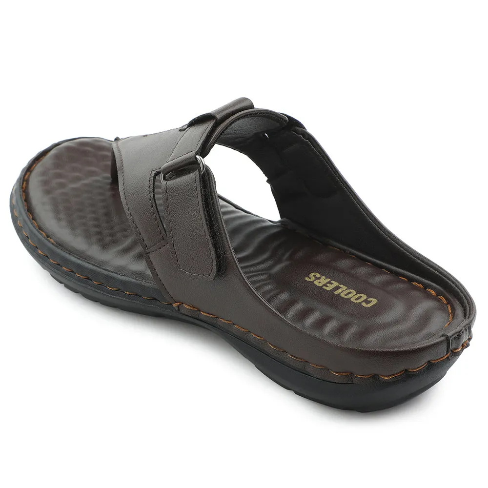 Coolers Brown Casual Slipper For Men VSL-13E By Liberty