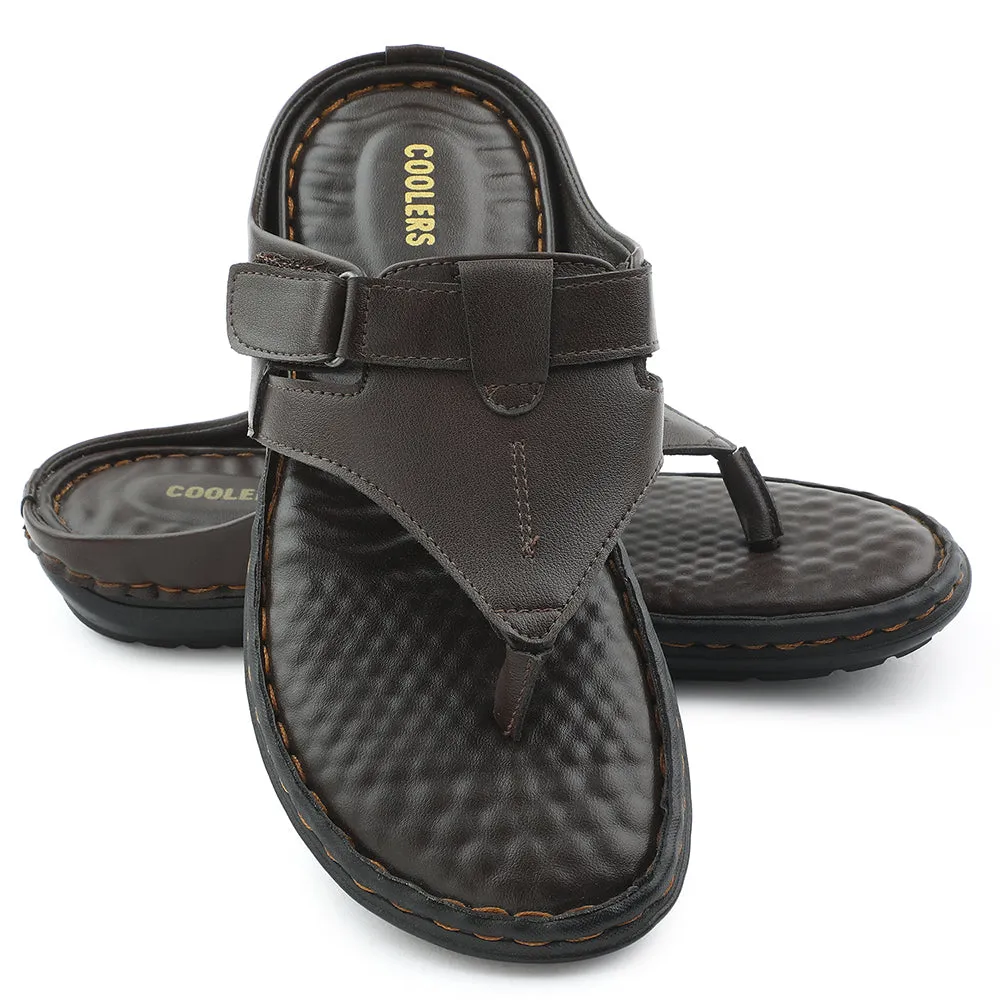 Coolers Brown Casual Slipper For Men VSL-13E By Liberty