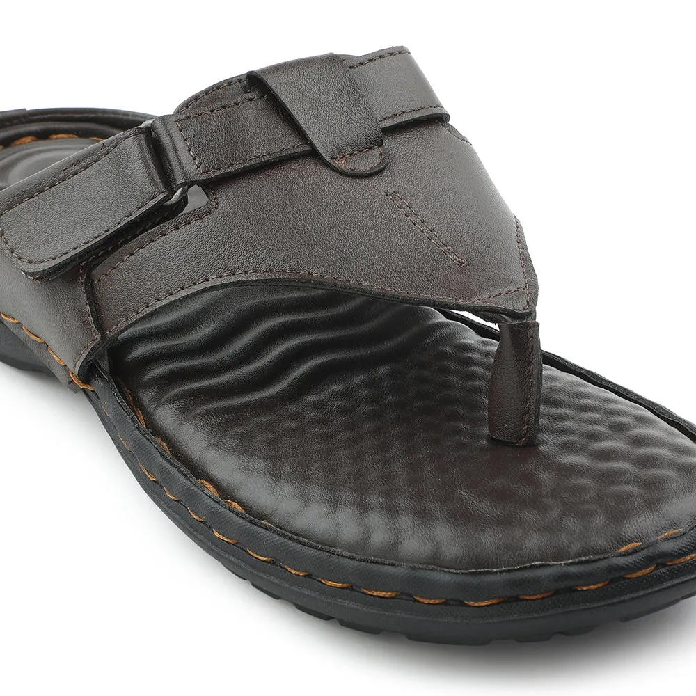 Coolers Brown Casual Slipper For Men VSL-13E By Liberty