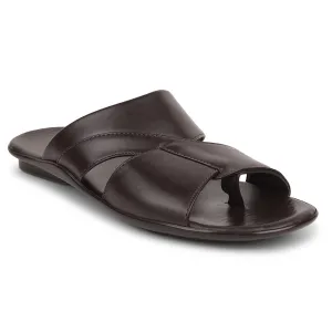 Coolers Brown Casual Slipper For Men WAKAFIT-1E By Liberty
