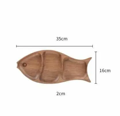 Creative Wood Snack Plate